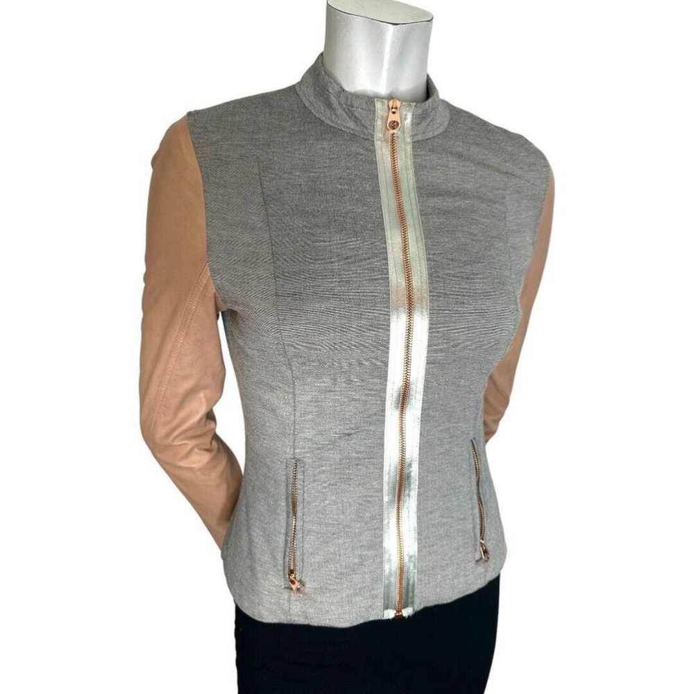 Ted Baker Gray and Tan Blazer
